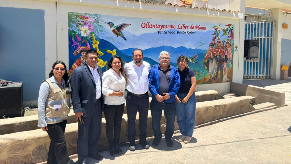 Ollantaytambo Libre de Plomo: Pinta Vida, Pinta Salud